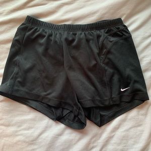 black nike shorts